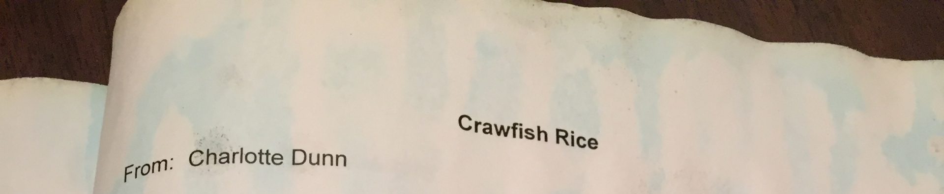 Crawfish Rice