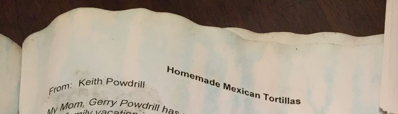Homemade Mexican Tortillas