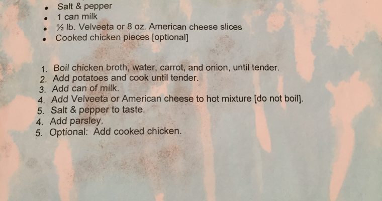 Cheese Soup